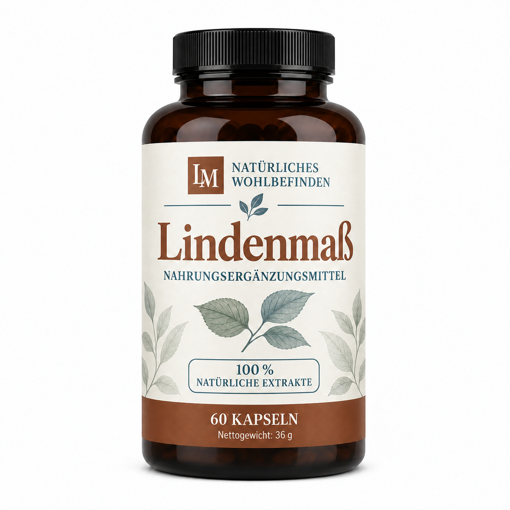 Lindenmaß – Produktverpackung in einer Studioaufnahme